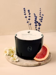 Serenity Green Geranium & Lavender 3 Wick Candle - Image 1 of 4