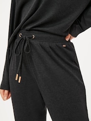 KBX Black Marie Brushed Joggers - Image 4 of 6