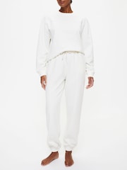 KBX Cream 100% Cotton Jessica Sweat Joggers - Image 2 of 5