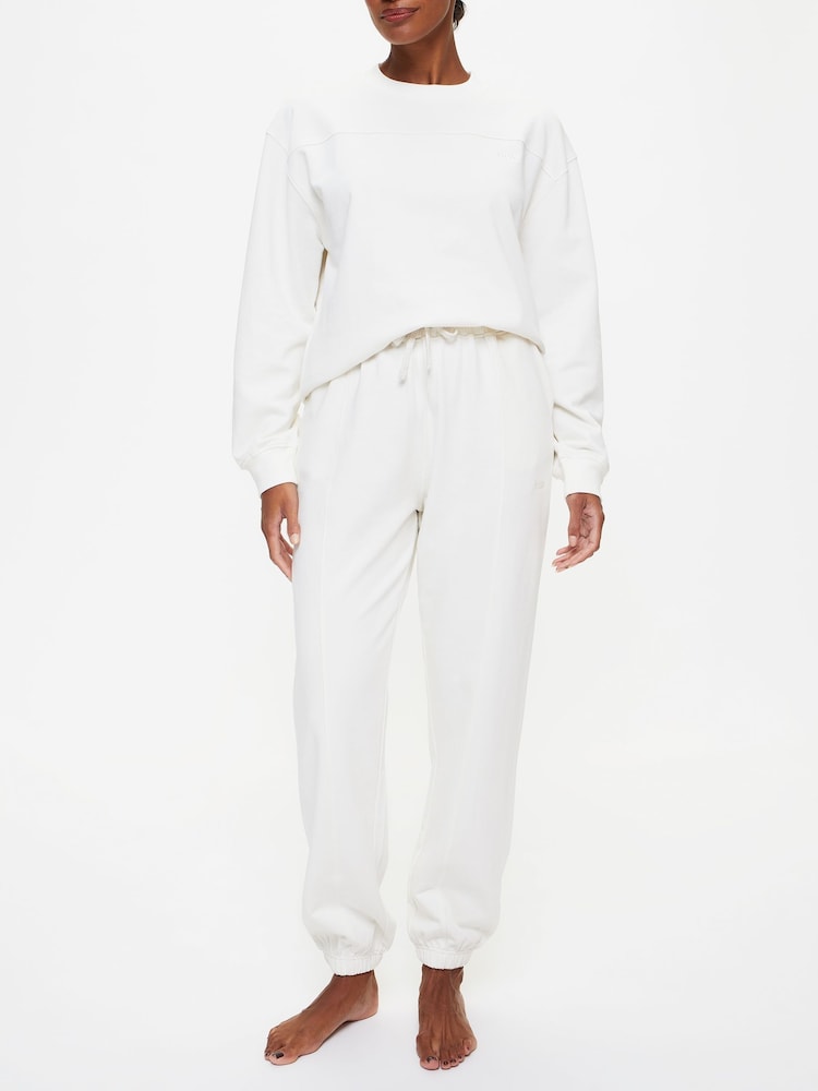 KBX Cream 100% Cotton Jessica Sweat Joggers - Image 2 of 5