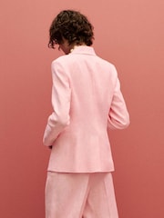 Mango Pink Blazer Boreli Suit Jacket - Image 2 of 6