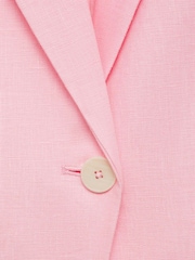 Mango Pink Blazer Boreli Suit Jacket - Image 6 of 6