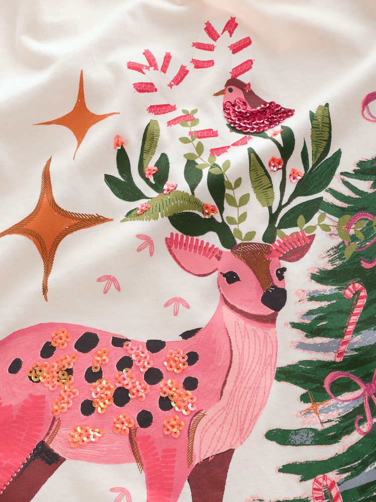 Neutral Deer Short Sleeve Pyjamas - Image 12 of 12 Neutral Deer Short Sleeve Pyjamas - Image 12 of 12