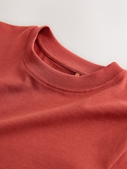 بني مائل للأحمر أحمر - تيشِرت بكُم قصير (3-16 سنة) - صورة 3 من 4