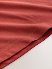 بني مائل للأحمر أحمر - تيشِرت بكُم قصير (3-16 سنة) - صورة 4 من 4