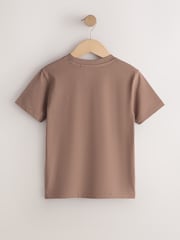 Marrón visón - Camiseta de manga corta (3-16años) - Imagen 2 de 4