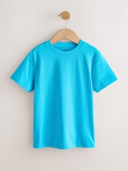 Aqua Blue Regular Fit Short Sleeve T-Shirt (3-16yrs) - Image 1 of 4
