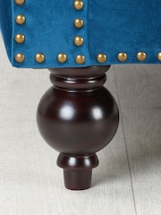 Birlea Blue Chester 2 Seater Sofas - Image 4 of 6