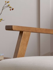 Birlea Natural Ellwood Fabric Armchair - Image 4 of 8