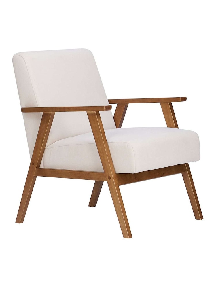 Birlea Natural Ellwood Fabric Armchair - Image 8 of 8