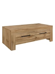 Birlea Brown Compton 4 Drawer Coffee Table - Image 4 of 5