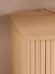 Birlea Brown Axel 6 Drawer Fluted Chest - Image 5 of 8