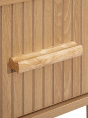 Birlea Brown Axel 1 Drawer Bedside Table - Image 4 of 5