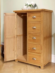 Birlea Brown Woburn Single Wardrobe - Image 3 of 6