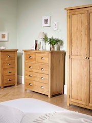 Birlea Brown Woburn Single Wardrobe - Image 5 of 6