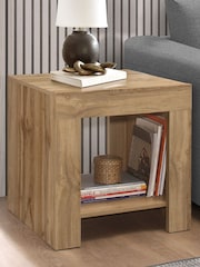 Birlea Brown Compton Lamp Table - Image 1 of 3