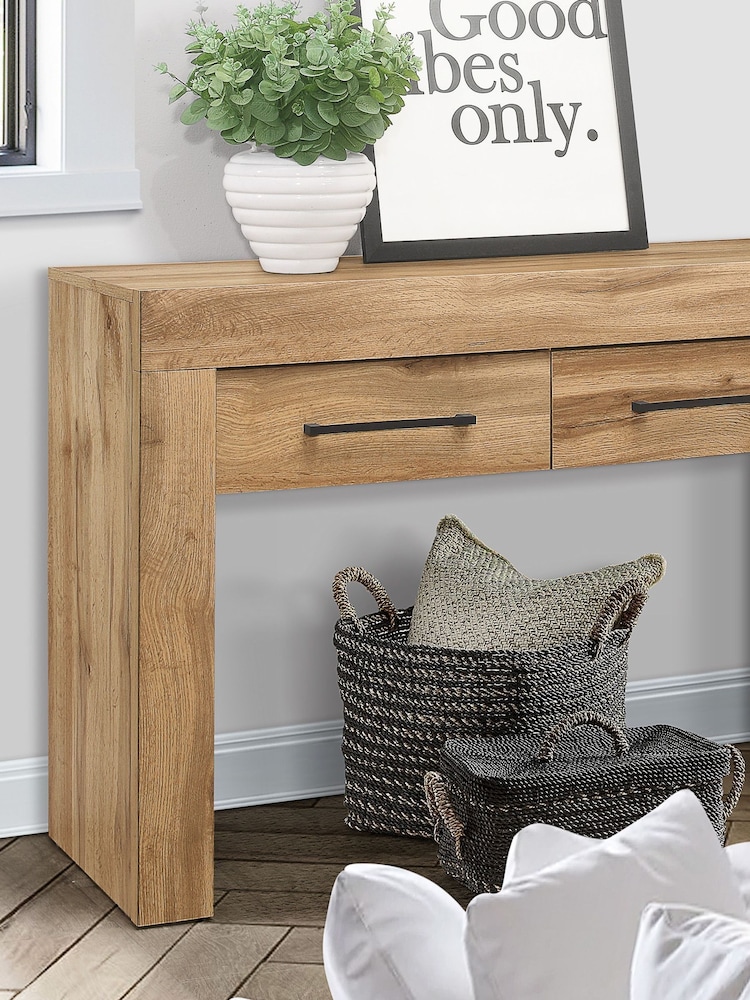 Birlea Brown Compton Console Table - Image 1 of 3