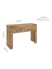Birlea Brown Compton Console Table - Image 5 of 5