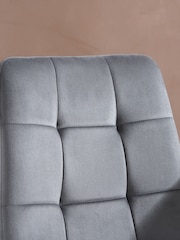 Birlea Grey Axel Fabric Dining Chairs - Image 2 of 8
