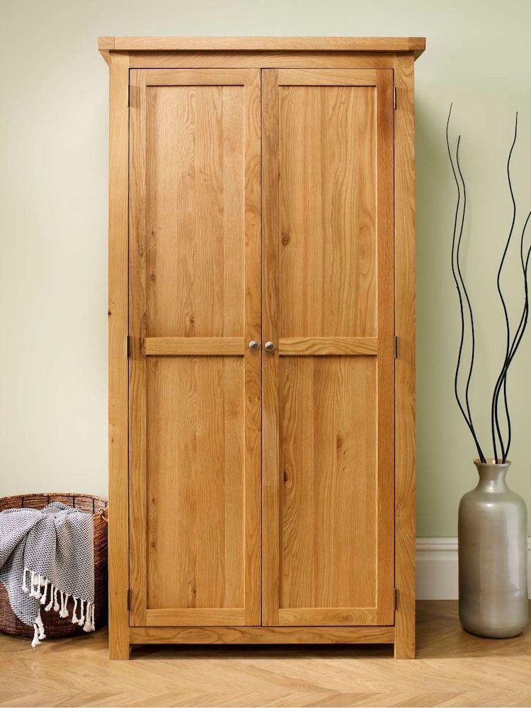 Birlea Brown Woburn Double Wardrobe - Image 2 of 5