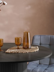 Birlea Black Axel Round Fluted Dining Table Set - Image 3 of 7