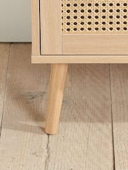 Birlea Brown Croxley 5 Drawer Rattan 5 Drawer Chest - Image 5 of 6
