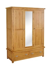 Birlea Brown Woburn Triple, 2 Drawers Wardrobe - Image 4 of 4