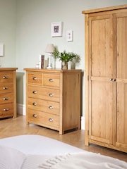 Birlea Brown Woburn 4 + 3 7 Drawer Chest - Image 7 of 8