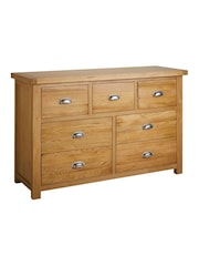 Birlea Brown Woburn 4 + 3 7 Drawer Chest - Image 8 of 8