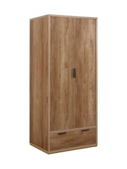 Birlea Brown Stockwell Double, 1 Drawer Wardrobe - Image 4 of 4
