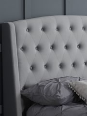 Birlea Grey Balmoral Fabric Bed - Image 2 of 5