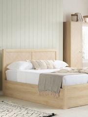 Birlea Oak Herringford Ottoman Storage Bed Bed - Image 1 of 6