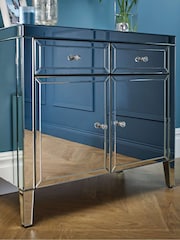Birlea Silver Valencia 2 Drawer 2 Door Sideboard - Image 1 of 9