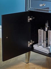 Birlea Silver Valencia 2 Drawer 2 Door Sideboard - Image 4 of 9