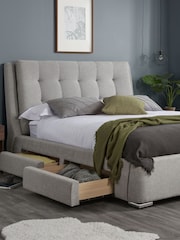 Birlea Grey Mayfair 4 Drawer Bed - Image 2 of 7