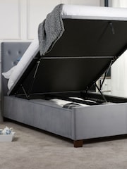 Birlea Grey Cologne End Lift Ottoman Storage Bed - Image 2 of 7