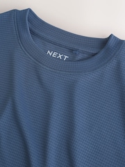 Azul médio - Conjunto de t shirts e shorts esportivos (3-16anos) - Imagem 5 de 8