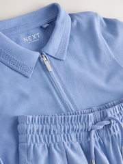 أزرق فاتح - Short Sleeve Polo Shirt and Shorts Set (3-16yrs) - صورة 4 من 6