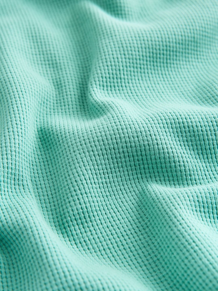 Green Textured Short Sleeve T-Shirt and Shorts Set (3-16yrs) - Image 5 of 5