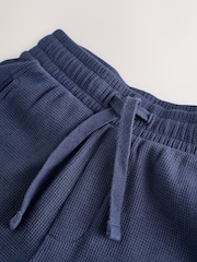 Azul marino - Conjunto de camiseta de manga corta y pantalón corto texturizado (3-16años) - Imagen 11 de 11