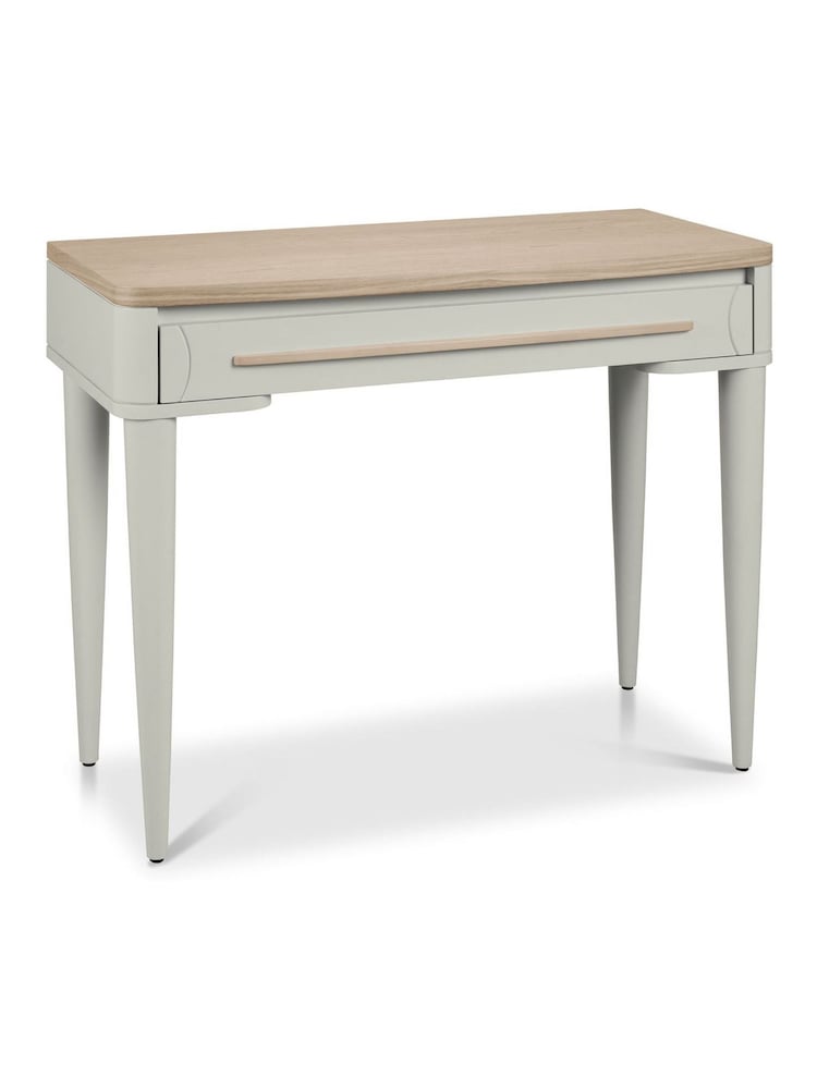 Bentley Designs Scandi Oak Soft Grey Larsen Dressing Table - Image 2 of 6