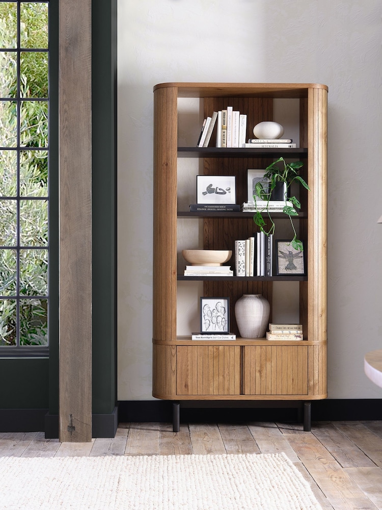Bentley Designs Scandi Oak Vega Display Unit Table - Image 1 of 4