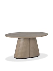 Bentley Designs Grey Oiled Oak Vega 4 Seater Fixed Dining Table - Image 5 of 5