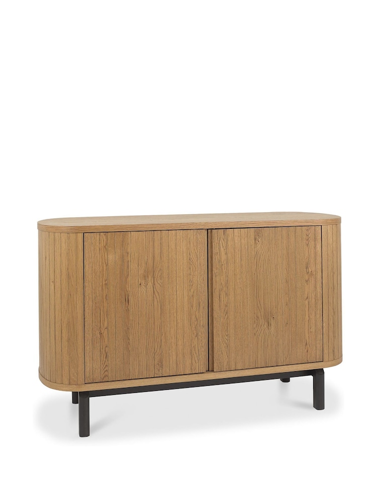 Bentley Designs Rustic Oak Vega Narrow Sideboard - Image 5 of 5 Bentley Designs Rustic Oak Vega Narrow Sideboard - Image 5 of 5