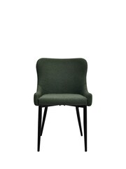 Bentley Designs Set of 2 Green Rubens Upholstered Dining Chairs - Image 3 of 8