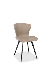 Bentley Designs Set of 2 Stone Garcia Dining Chairs - Image 4 of 5