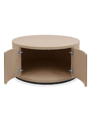 Bentley Designs Scandi Oak Vega Round Coffee Table - Image 5 of 5