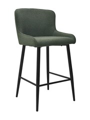 Bentley Designs Set of 2 Green Rubens Upholstered Barstools - Image 1 of 5