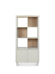 Bentley Designs Grey Oiled Oak Larsen Display Unit Table - Image 4 of 5