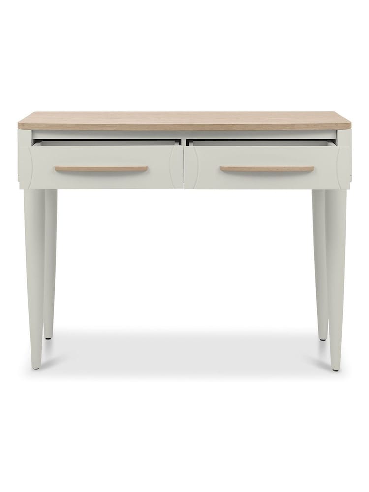 Bentley Designs Scandi Oak Soft Grey Larsen Console Table - Image 5 of 5